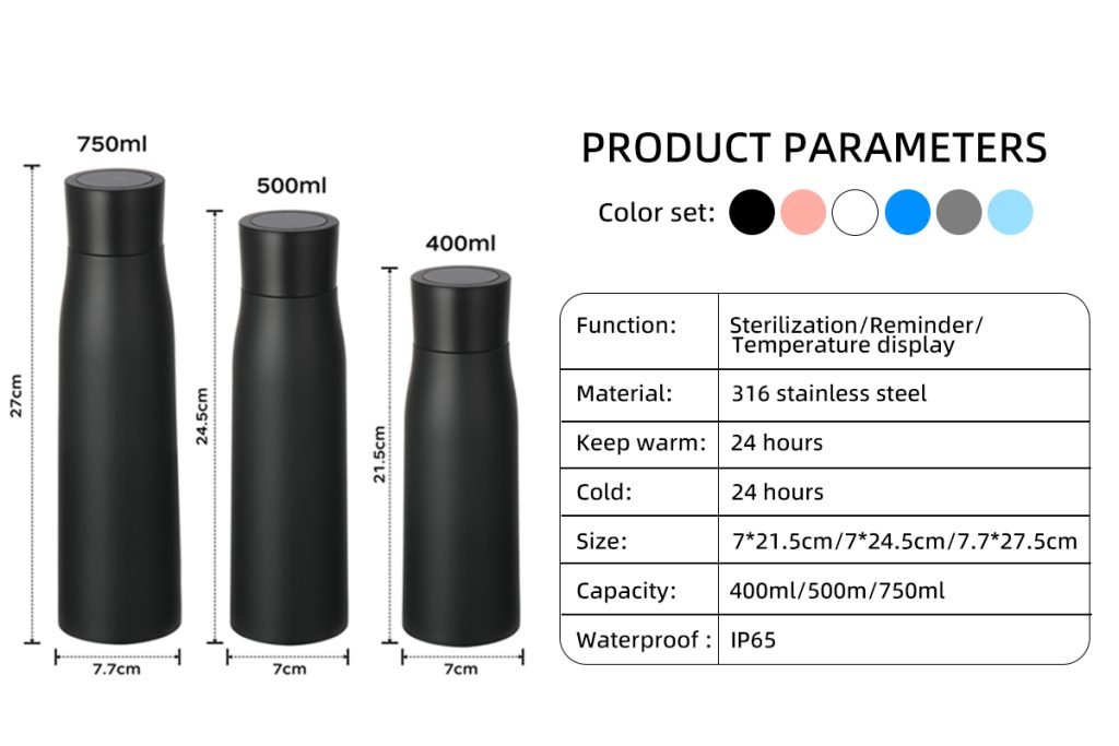 smart uv water bottle