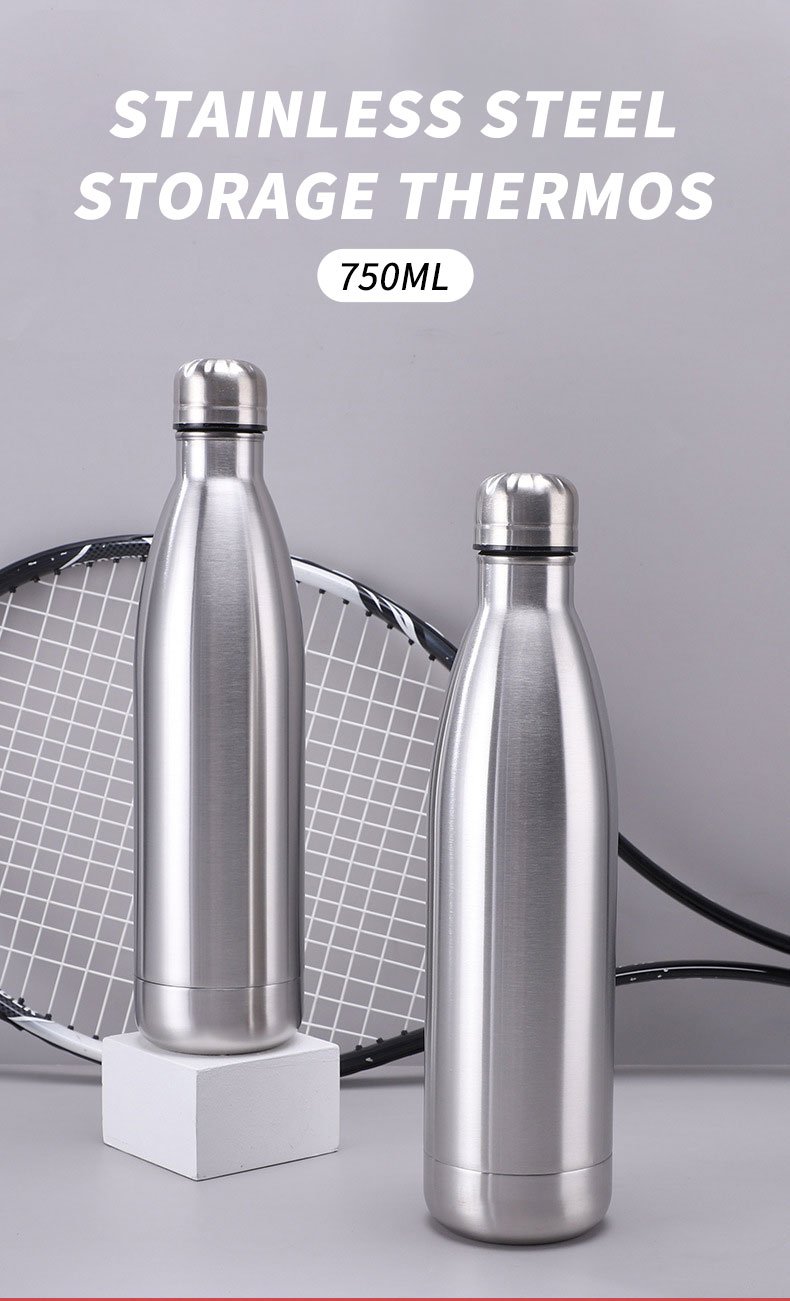 Stainless Steel Thermos with Storage