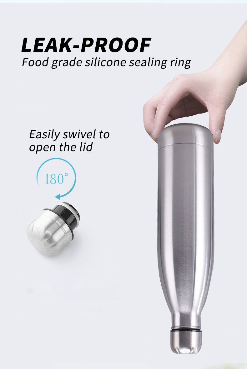 Stainless Steel Thermos with Storage