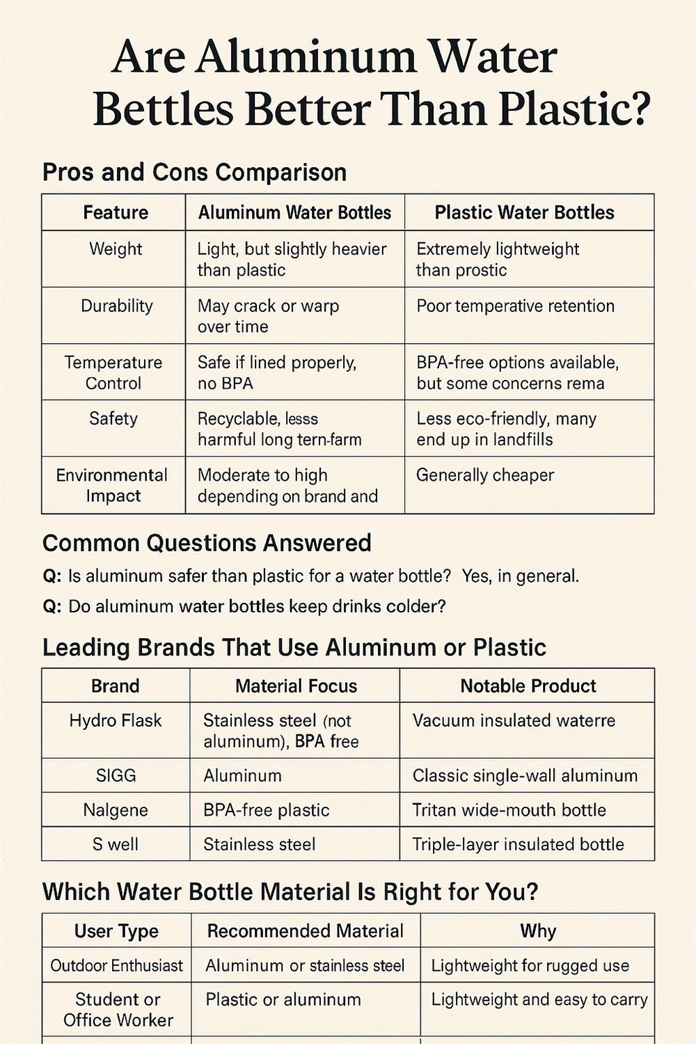 plastic water bottle